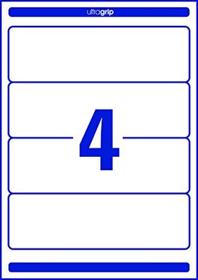 Avery Zweckform L4761-25 ordnerrugetiketten ft 19,2 x 6,1 cm (b x h), 100 etiketten, wit