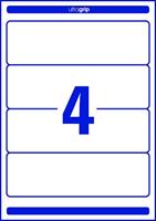 Avery Zweckform L4761-25 ordnerrugetiketten ft 19,2 x 6,1 cm (b x h), 100 etiketten, wit - thumbnail