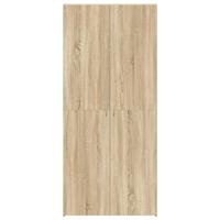 Schoenenkast met plank Bruin 80 x 35.5 x 180 cm Bewerkt hout - thumbnail