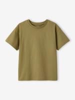 Set van 3 effen Basics jongensshirts olijf - thumbnail