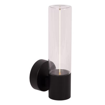 Lucide FILANI - Wandlamp Binnen/Buiten - LED - 1x8W 2700K - IP54 - Zwart - Essential