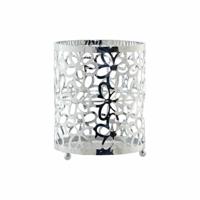 Bestekorganizer DKD Home Decor Margriet Zilverkleurig Metaal Plastic 12 x 12 x 15 cm - thumbnail