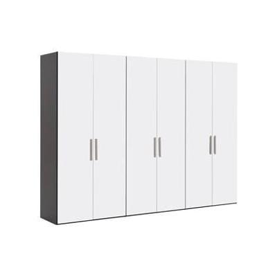 Goossens Kledingkast Easy Storage Ddk, Kledingkast 304 cm breed, 220 cm hoog, 6x draaideur