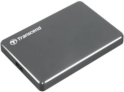 Transcend StoreJet® 25C3N 1 TB Externe harde schijf (2,5 inch) USB-A 3.2 Gen 1 Grijs metallic TS1TSJ25C3N