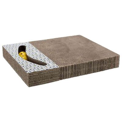 TRIXIE KRABPLANK KARTON MET BALLETJES WIT 38X30 CM TRIXIE KRABPLANK KARTON MET BALLETJES WIT 38X30 CM