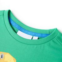 Kindershirt 104 groen - thumbnail