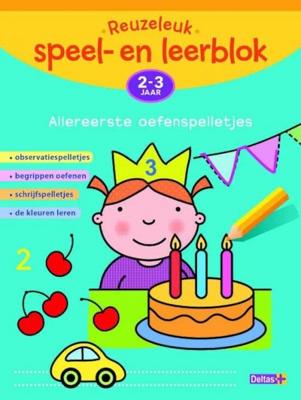 Reuzeleuk speel- en leerblok alereerste oefenspelletjes (2-3 jaar)