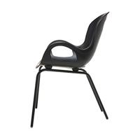 Umbra Oh designerstoel 62x61x86cm voor binnen en buiten weerbestendig polyester zwart mat 320150-038 - thumbnail