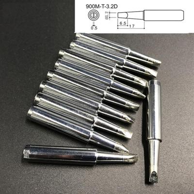 10 stuks 900M-T-3.2D grote D Type loodvrij elektrische soldeerbout Tips lassen