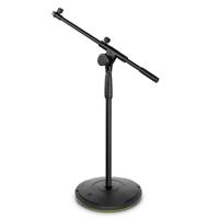 Gravity TMS 2222 laag Touring microfoonstatief met ronde voet & telescopische hengel - thumbnail