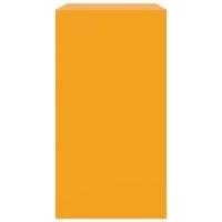 Dressoir 67x39x73 cm staal mosterdgeel - thumbnail