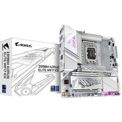 Gigabyte Z890 A ELITE WF7 ICE Moederbord Socket Intel LGA 1851 Vormfactor ATX Moederbord chipset Intel® Z890 - thumbnail