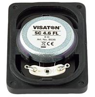 Visaton SC 4.6 FL - 8 Ohm 2.4 inch 6 cm Breedband-luidspreker 4 W 8 Ω Zwart Ovaal - thumbnail