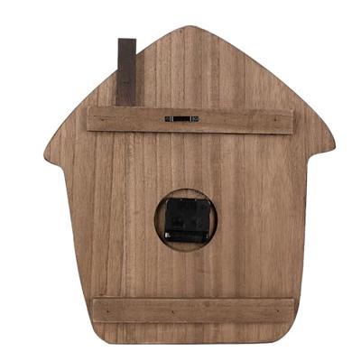 Clayre & Eef Wandklok 37x4x40 cm Bruin Hout Clayre & Eef Wandklok 37x4x40 cm Bruin Hout