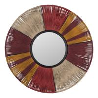 Dutchbone Ronde Spiegel 'Surya' Touw, 60cm - thumbnail