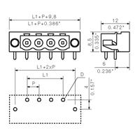Weidmüller 1797750000 Male behuizing (board) BL/SL 5.00 Totaal aantal polen: 2 Rastermaat: 5 mm Inhoud: 350 stuk(s) - thumbnail