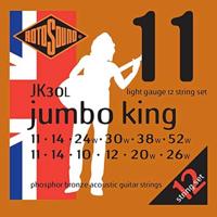 Rotosound JK30L Jumbo King snaren voor 12-snarige gitaar .011-.052w - thumbnail