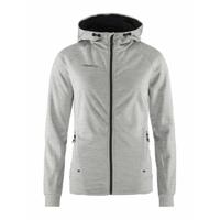 Craft 1909133 Adv Unify Fz Hood Wmn - Grey Melange - XL - thumbnail