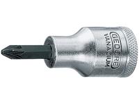 Gedore IKS 19 PZD 4 6156840 Kruiskop Pozidriv Schroevendraaierdop PZ 4 1/2 (12.5 mm) - thumbnail