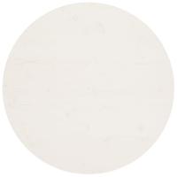 Tafelblad Ø90x2,5 cm massief grenenhout wit - thumbnail