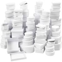 Creativ Company Dozen, d 5,5-16 cm, inhoud kan variëren , wit, 168 div/ 1 doos - thumbnail