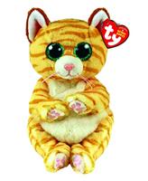 Ty Beanie babies bellies mango stripey cat, 15cm - thumbnail
