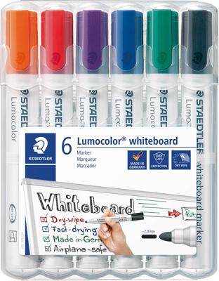 Whiteboardmarker staedtler lumo 351 6st fun