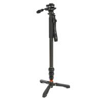 3 Legged Thing Legends Lance 2.0 Monopod Kit with DOCZ2 Foot Stabilizer & AH Trinity Darkness, Matte Black - thumbnail