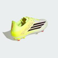 adidas F50 League IJzeren-Nop Voetbalschoenen (SG) Neongeel Zwart Rood - thumbnail