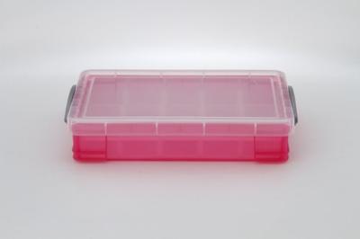 Really Useful Box opbergdoos 4 liter met 2 dividers, transparant helroze
