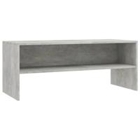 VidaXL Tv-meubel 100x40x40 cm bewerkt hout betongrijs - thumbnail
