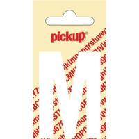 Plakletter Nobel Sticker witte letter M Pickup - Pickup - thumbnail