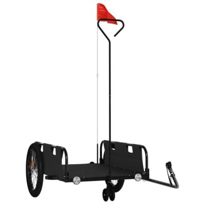 Fietstrailer oxford stof en ijzer zwart Fietstrailer oxford stof en ijzer zwart