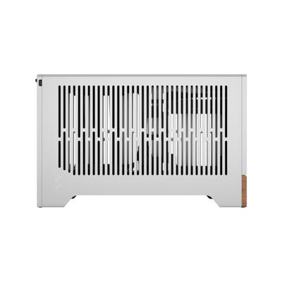 Fractal Design terra mini tower behuizing (zilver/houtkleur | 1x usb-a | 1x usb-c)