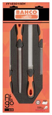 Bahco Foaminlay Fit&Go 1/3 met vijlen - 4-delig - retailverpakking - FF1E5015EH Bahco Foaminlay Fit&Go 1/3 met vijlen - 4-delig - retailverpakking - FF1E5015EH