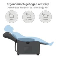 Sta-op-stoel elektrisch kunstleer grijs - thumbnail