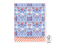 House Of Products Cadeauzakjes - holland - orange stripes - 27x34cm - 200st - thumbnail