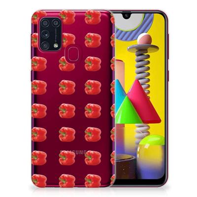 Samsung Galaxy M31 | Siliconen Case | Paprika Red