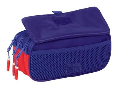 Pennenetui met 3 vakken Atlético Madrid Blauw Wit Rood 21,5 x 10 x 8 cm Pennenetui met 3 vakken Atlético Madrid Blauw Wit Rood 21,5 x 10 x 8 cm