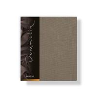Dommelin Dommelin Kussensloop Uni Percal 200TC 512 Taupe 60x70 - thumbnail
