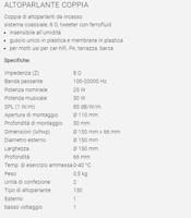 Monacor SPE-230/WS Inbouwluidspreker 50 W 8 Ω Wit 1 paar - thumbnail