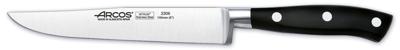 Keukenmes Arcos serie riviera Zwart Staal 15 cm 6"