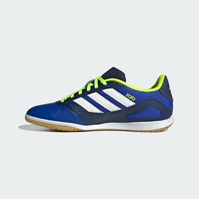 adidas Super Sala III Zaalvoetbalschoenen (IN) Blauw Donkerblauw Wit Neongeel
