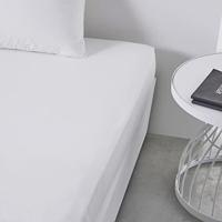 Vandaag essentieel vandaag Charg - 90 x 190 cm - 1 persoon - 100% une katoen - craie - thumbnail