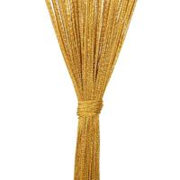 Koordgordijnen 2 st 100x250 cm goudkleurig - thumbnail