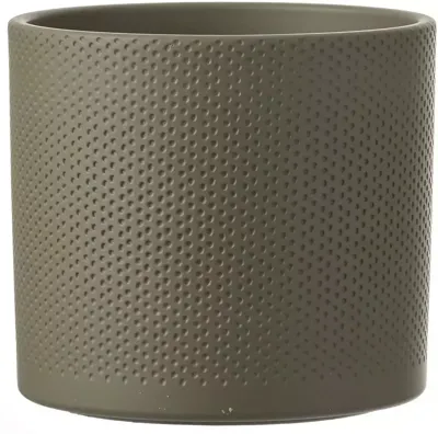 Mica Decorations era pot groen relief 17,5x19,5cm