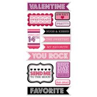 We R Makers • crazy for you x13 layered chipboard words - thumbnail