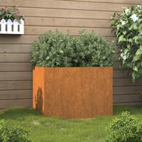 VidaXL Plantenbak 62x47x46 cm cortenstaal - thumbnail