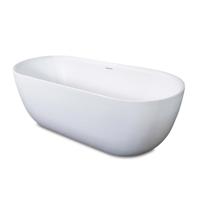 Vrijstaand Ligbad Luca Sanitair Primo Acryl 180x80x60 cm Mat Wit Luca Sanitair - thumbnail