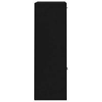 Opbergkast 60x29,5x90 cm spaanplaat zwart - thumbnail